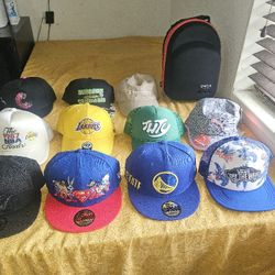 lot of hats (11) with cases