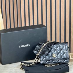 Small Chanel Wallet On Chain