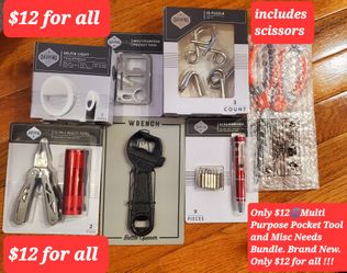 $12🌐Multi Purpose Pocket Tools and Misc Needs Bundle. Brand New. Only $12 for all !!!