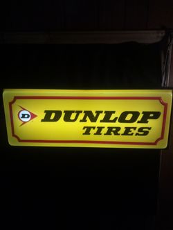 Dunlop Tires Vintage Advertising Sign