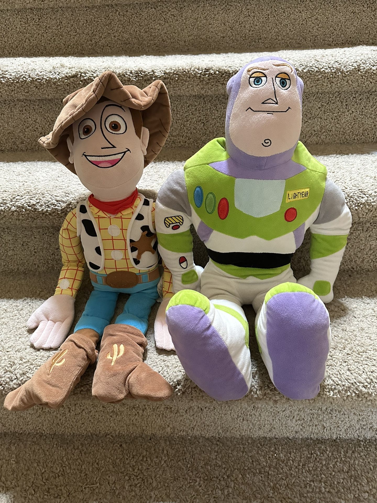 Disney Buzz & Woody Large Pillow Plush 25”