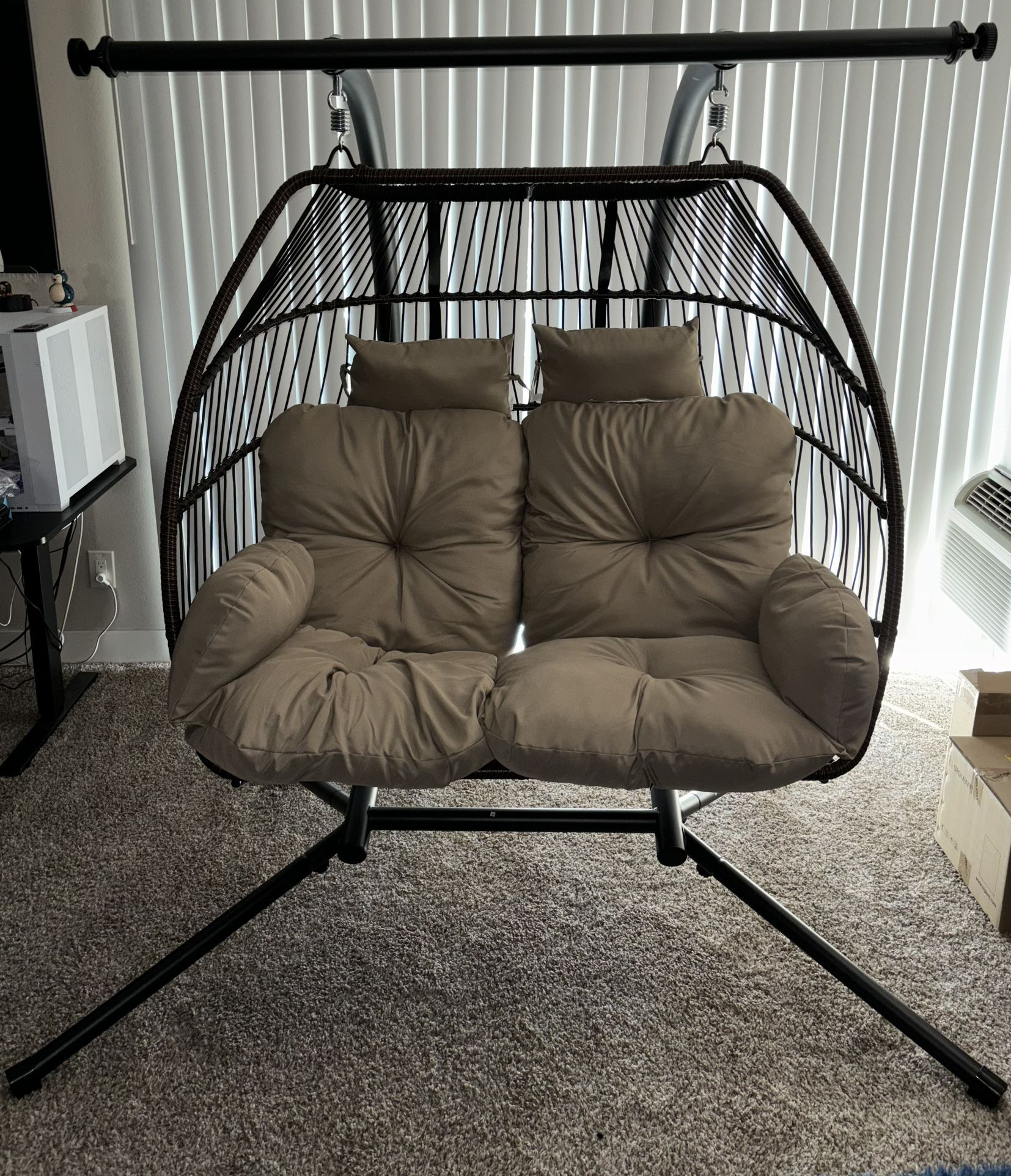 Two-Seater Egg Chair Swing