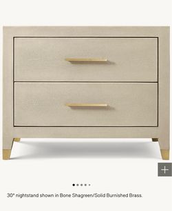 Restoration hardware nightstand \ mirror