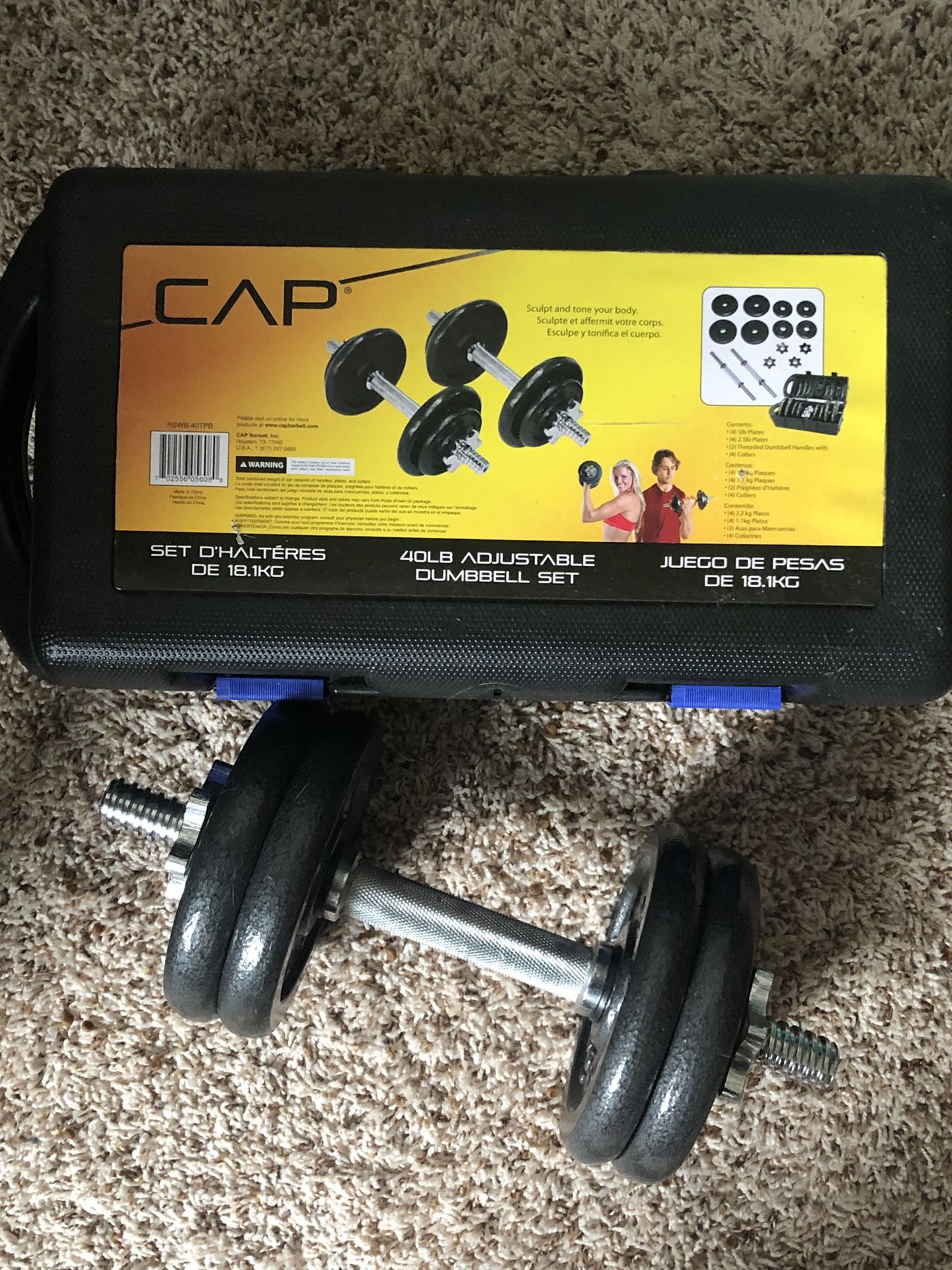 CAP 40lb adjustable weight