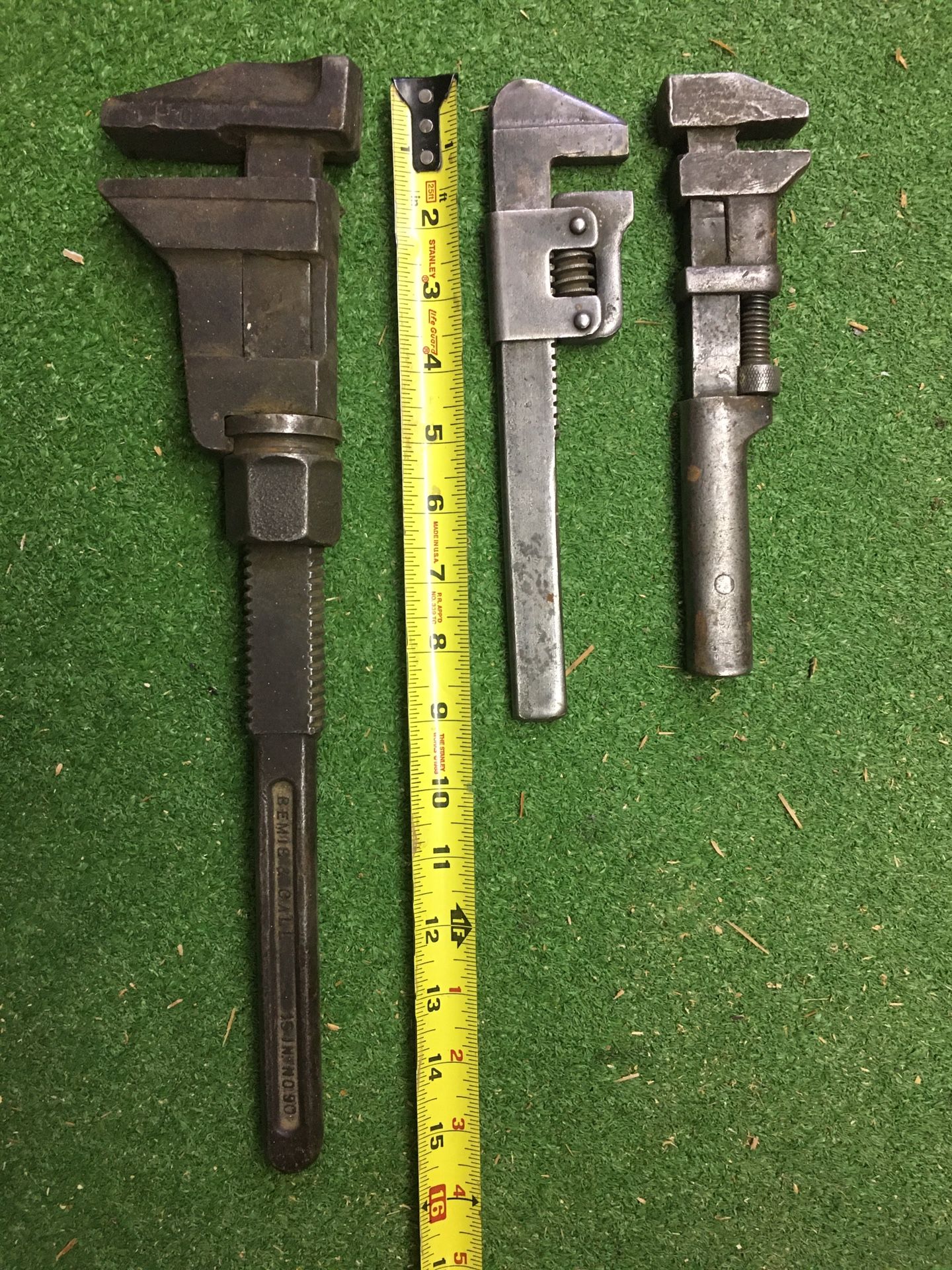 Three Adjustable Wrenches (Smooth)