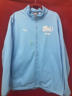 FORMULA 1 LAS VEGAS GRAND PRIX F1 2024 STAFF PUMA JACKET XXL 2XL BLUE ‼️ Has Stained ‼️ See Picture For Details
