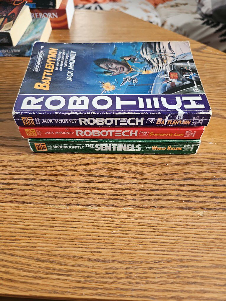 Robotech 1987 Books By Jack Mckinney 