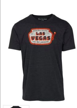 Bass Pro Shops Slot Machine Short-Sleeve T-Shirt for Men - Charcoal Heather - S
