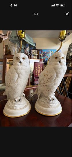 Beautiful vintage 🦉 Owls lamps