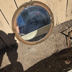 Vintage 12 Inch Mirror