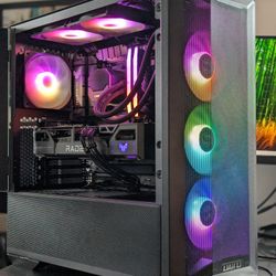 AMD Ryzen 7800X3D Radeon RX 9700 X670E Custom Gaming PC 32GB DDR5 4TB AIO