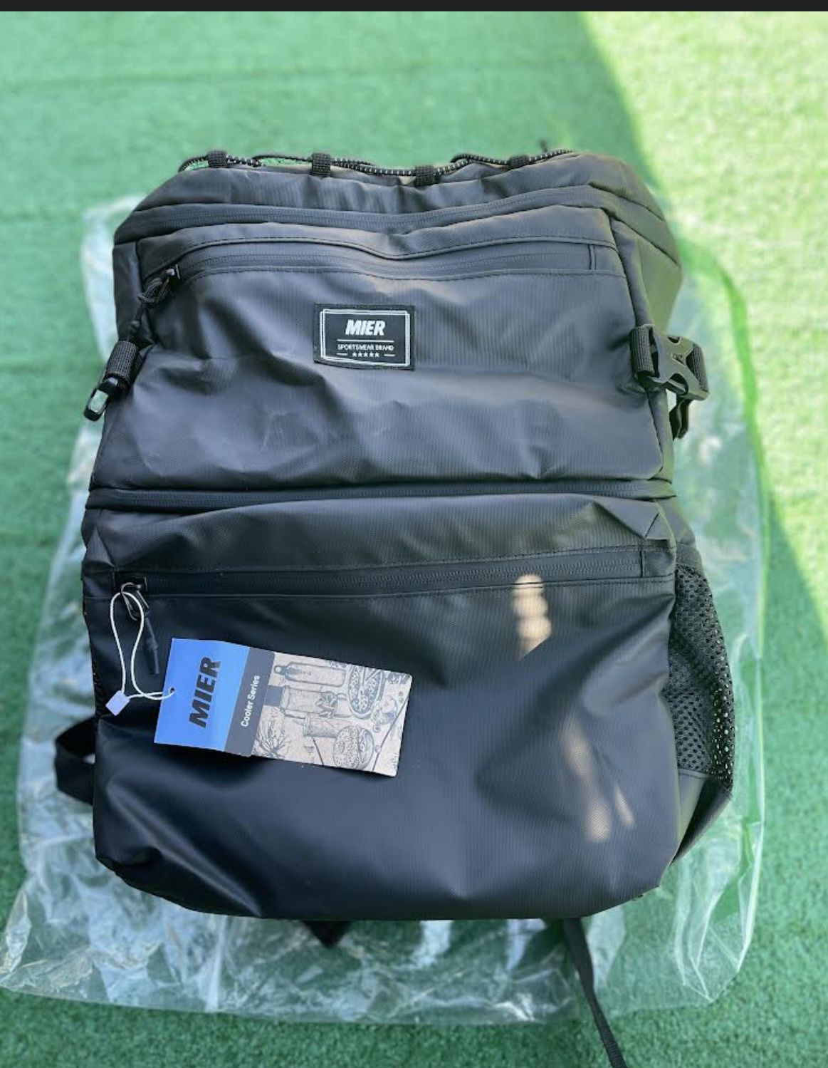 Brand New Miur Black Backpack Cooler