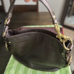 Leather Coach Bag