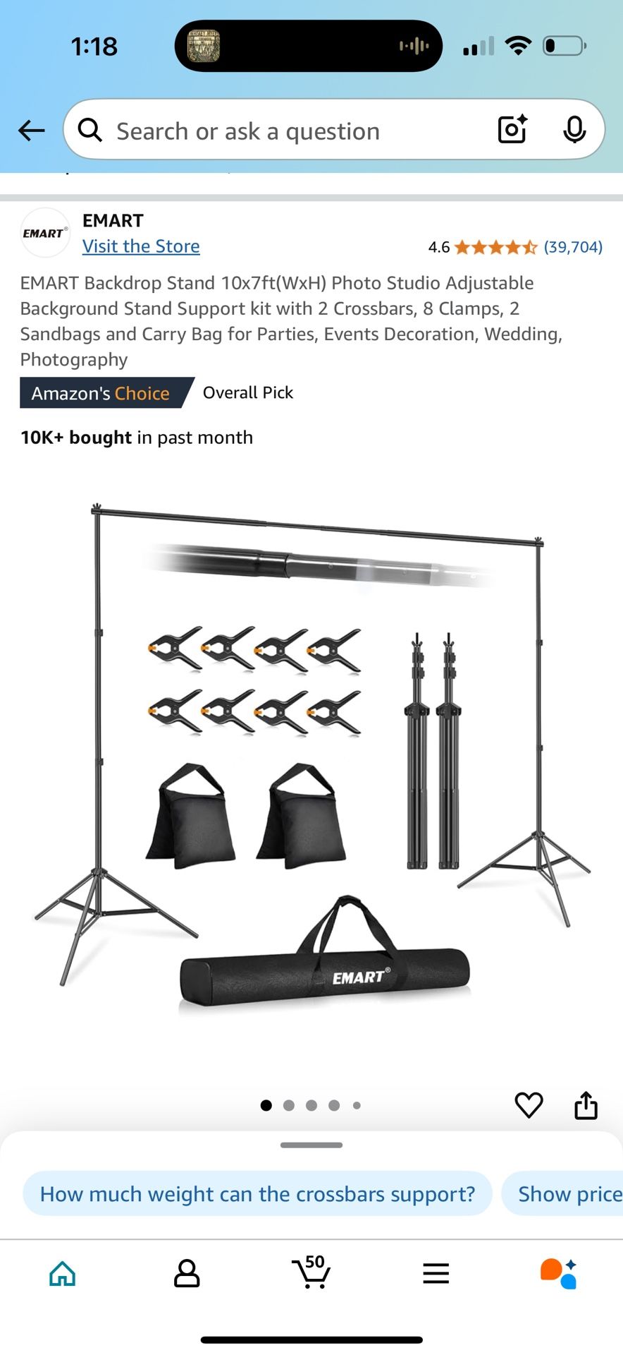 Backdrop Stand