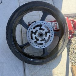 Harley 23” Wheel And Tire 