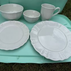 White Dishes
