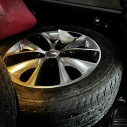 Dodge Durango Rt 2014 Oem Wheel Set 