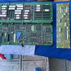 Sega Virtua Fighter 2 Model2 A Arcade Video Game 3 Stack Pcb Board 