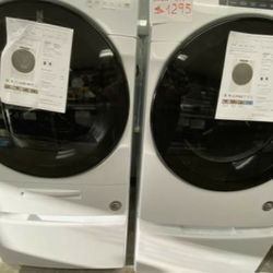 Virtual Appointment Available Open Box Front Loading Washer & DryerSet