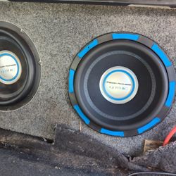 12" Gothic Subs With 1000 Watt Amp