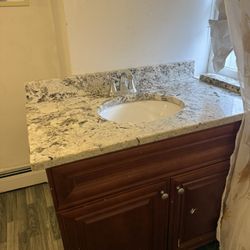 Bathroom Vanity with Granite Top