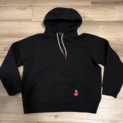 Nike Kyrie Irving Fleece Thick Pullover Hoodie Black Sweatshirt Men's Size XL