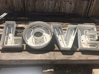 Metal Letters / LOVE