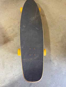 Cruiser Skateboard with Yellow Wheels