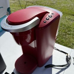 Red Keurig Coffee Maker 
