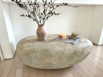 Sculptural River Stone Coffee Table