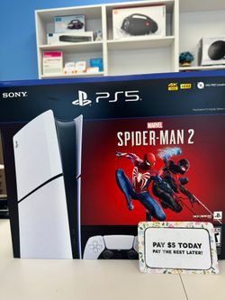 LIMITED STOCK 🔥 Sony Playstation -  PS5 Slim & PS5 Pro  - Gaming Console– Take It Home for Just $5 Down! 🎮