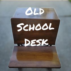 Vintage School Desk