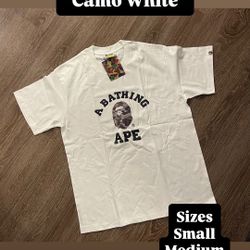 BAPE Camo White Tee