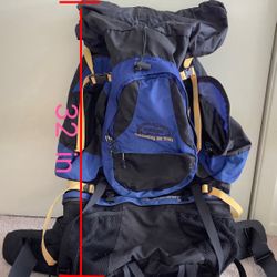  Hiking/Climbing Backpack (blue/Black)