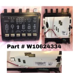 WHIRLPOOL Refrigerator User Interface Control Panel Part # W10624334