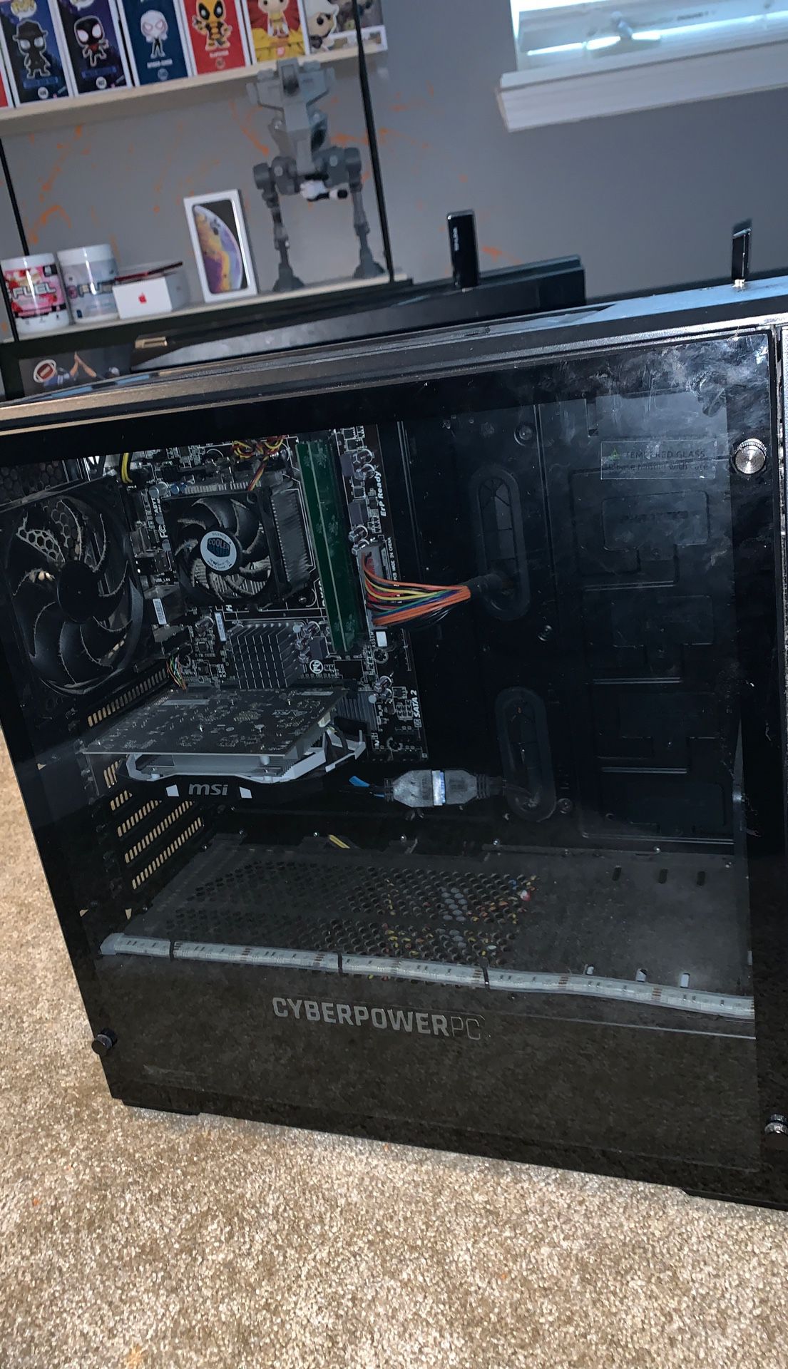 Cyber power Pc and monitor
