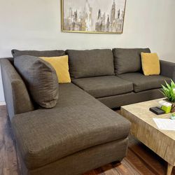 Sectional Dark Grey Couch