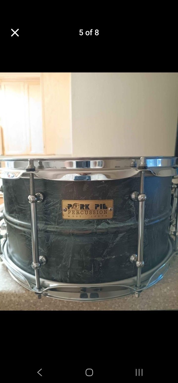 Pork Pie Snare Drum With Soft Case