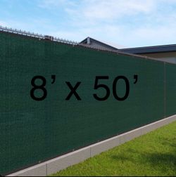 FENCE SCREEN 8 x 50 Privacy Screen - GREEN 8x50