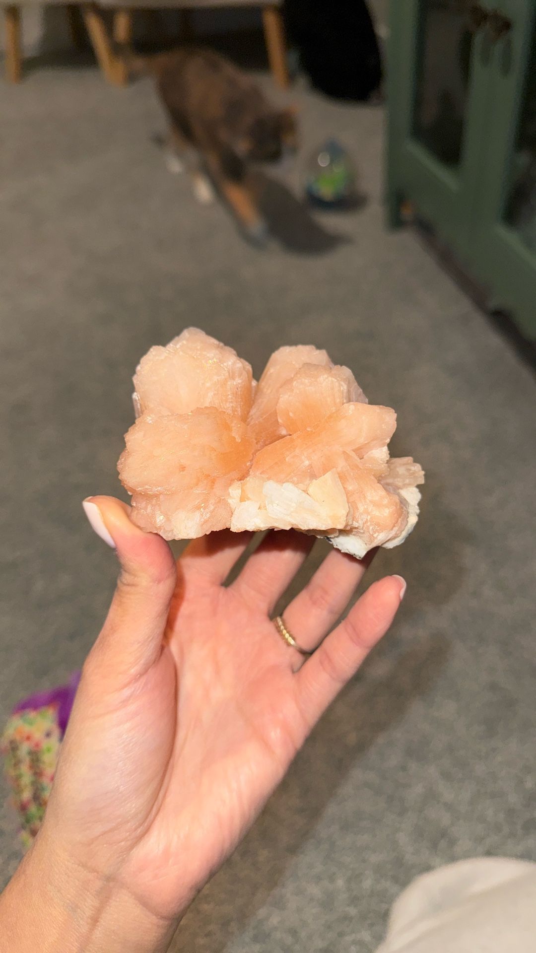 Peach Stilbite Specimen