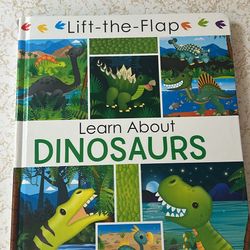 Dino Lift A Flap Toddler Book
