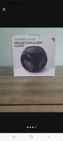 Sharper Image Alarm Clock 