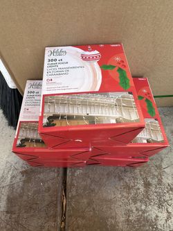 Clear Icicle Christmas Lights 