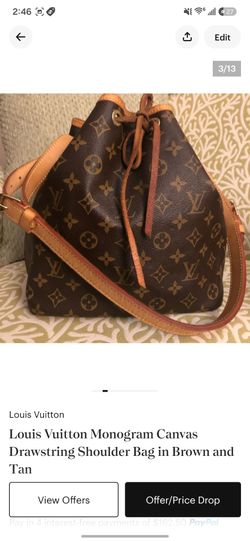Authentic Luis Vuitton bucket bag