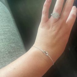 WoveMade Heart Sterling Silver Bracelet 
