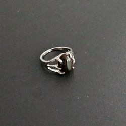 UNISEX SIZE 8 925SILVER  TIGER EYE RING