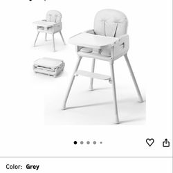 Baby high chair new in box $45