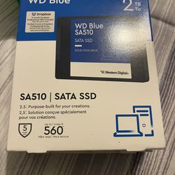 WD Blue SA510 SATA SSD 2tb 
