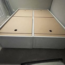 Custom-Made Storage Bed Frame – Like New!