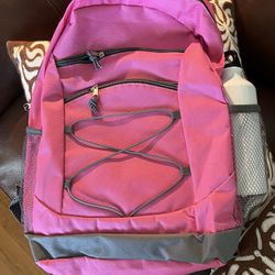 Girls New backpack With Notebook And School Supplies 
